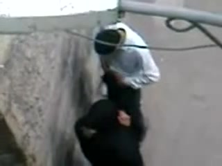 تجسس على زوجة تتناك في الشارع
